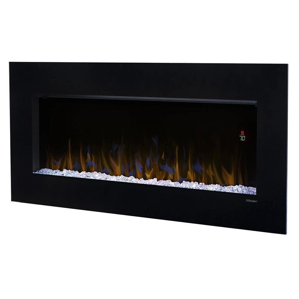 Dimplex Nicole 43-Inch Wall Mounted Electric Fireplace - Black Glass (DWF3651B) 1 Dimplex Nicole 43-Inch Wall Mounted Electric Fireplace - Black Glass (DWF3651B)
