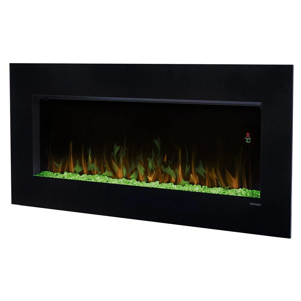 Dimplex Nicole 43-Inch Wall Mounted Electric Fireplace - Black Glass (DWF3651B) 8 Dimplex Nicole 43-Inch Wall Mounted Electric Fireplace - Black Glass (DWF3651B) - Image 8