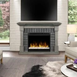 Dimplex Royce 52-Inch Electric Fireplace And Mantel Package -Dimplex Officials dimplex dimplex royce 52 electric fireplace and mantel package 28357698355294