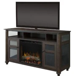Dimplex Xavier Media Console With Electric Fireplace For 60-Inch TV (GDS23L8-1904GB) 7 Dimplex Xavier Media Console With Electric Fireplace For 60-Inch TV (GDS23L8-1904GB) -Dimplex Officials dimplex dimplex xavier media console with electric fireplace for 60 tv gds23l8 1904gb 27996956262494