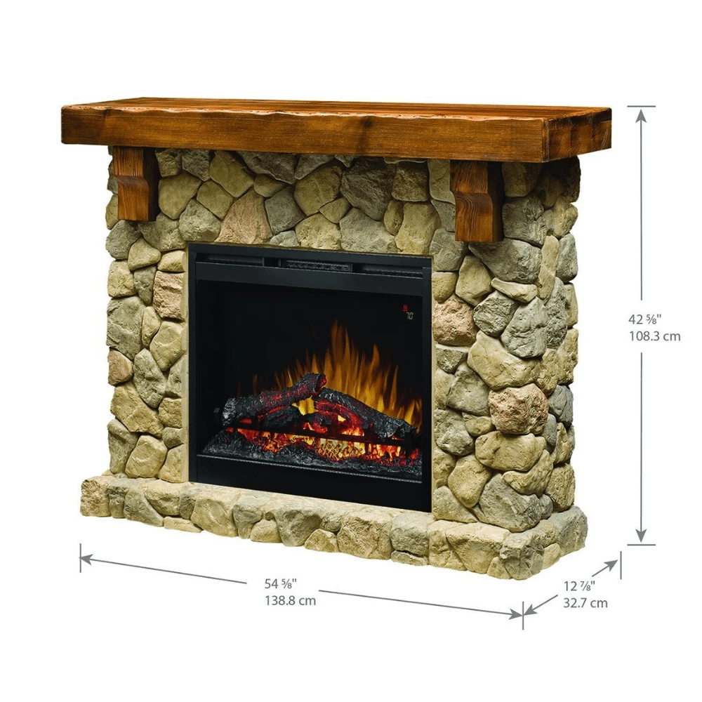 Dimplex Fieldstone Electric Fireplace And Mantel Package (GDS28L8-904ST) 7 Dimplex Fieldstone Electric Fireplace And Mantel Package (GDS28L8-904ST) - Image 7