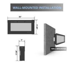 Dimplex Winslow Curved Wall Mounted/Tabletop Electric Fireplace -Dimplex Officials dimplex winslow curved wall mounted tabletop electric fireplace 29927492845662