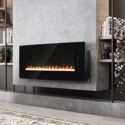 Dimplex Winslow Curved Wall Mounted/Tabletop Electric Fireplace -Dimplex Officials dimplex winslow curved wall mounted tabletop electric fireplace 30095595470942