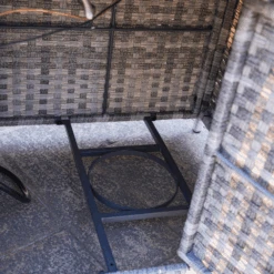 Direct Wicker Amora 5-Piece Outdoor Furniture Set With LP Fire Pit Table (PAF-1801-New) -Dimplex Officials direct wicker amora 5 piece outdoor furniture set with lp fire pit table paf 1801 new paf 1801 new 29115917992030