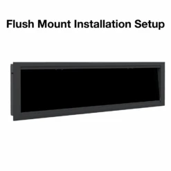 Dynasty Allegro 58-Inch To 82-Inch Flush Mount Smart Electric Fireplace -Dimplex Officials dynasty allegro 58 inch to 82 inch built in linear smart electric fireplace 30289602642014