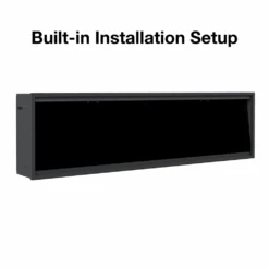 Dynasty Allegro 58-Inch To 82-Inch Flush Mount Smart Electric Fireplace -Dimplex Officials dynasty allegro 58 inch to 82 inch built in linear smart electric fireplace 30289602707550