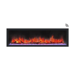 Dynasty Cascade 42-Inch To 82-Inch Built-in Linear Smart Electric Fireplace -Dimplex Officials dynasty cascade 42 inch to 82 inch built in linear smart electric fireplace 29855476875358