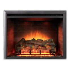 Dynasty Presto 8-Inch Deep Electric Fireplace Insert For Existing Fireplace Or New Build