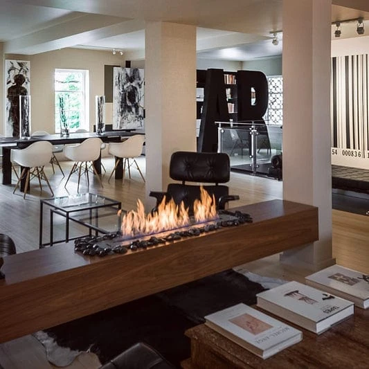 Eco-Feu 39-Inch Drop-in Indoor/Outdoor Ethanol Fireplace Burner (AC-00117-SS) 2 Eco-Feu 39-Inch Drop-in Indoor/Outdoor Ethanol Fireplace Burner (AC-00117-SS) - Image 2