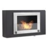 Eco-Feu Brooklyn 34-Inch Wall Mounted / Built-in Ethanol Fireplace