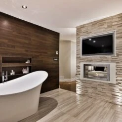 Eco-Feu Montreal 42-Inch 2-Sided Free Standing/Built-in Ethanol Fireplace -Dimplex Officials eco feu montreal 42 inch 2 sided free standing built in ethanol fireplace 30312166686814