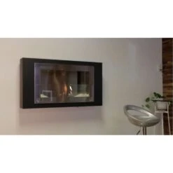 Eco-Feu Montreal 42-Inch Wall Mounted/Built-in Ethanol Fireplace -Dimplex Officials eco feu montreal 42 inch wall mounted built in ethanol fireplace 29673088024670