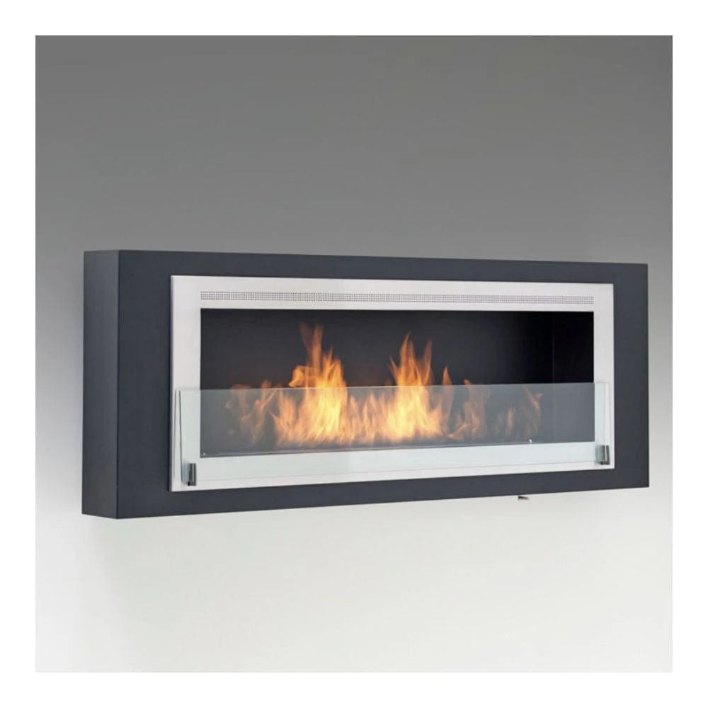 Eco-Feu Santa Cruz 63-Inch Wall Mounted/Built-in Ethanol Fireplace 1 Eco-Feu Santa Cruz 63-Inch Wall Mounted/Built-in Ethanol Fireplace