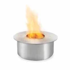 EcoSmart Fire AB Series Round Stainless Steel Ethanol Fireplace Burner -Dimplex Officials ecosmart fire ecosmart fire ab series round stainless steel ethanol fireplace burner 14 round stainless steel 28351800639582