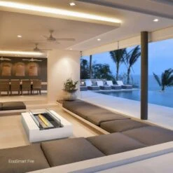 EcoSmart Fire Cosmo 50-Inch Rectangular Fire Pit Table -Dimplex Officials ecosmart fire ecosmart fire cosmo 50 rectangular fire pit table 28358789988446