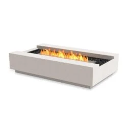 EcoSmart Fire Cosmo 50-Inch Rectangular Fire Pit Table -Dimplex Officials ecosmart fire ecosmart fire cosmo 50 rectangular fire pit table ethanol indoor bone 28358790021214