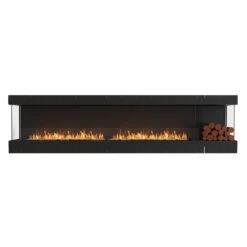 EcoSmart Fire Flex Bay 3-Sided Ethanol Firebox With Decorative Box -Dimplex Officials ecosmart fire ecosmart fire flex bay 3 sided ethanol firebox with decorative box 104 wide right side 13742032158814
