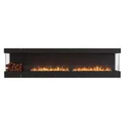 EcoSmart Fire Flex Bay 3-Sided Ethanol Firebox With Decorative Box -Dimplex Officials ecosmart fire ecosmart fire flex bay 3 sided ethanol firebox with decorative box 122 wide left side 28351615107166