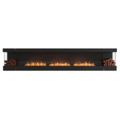 EcoSmart Fire Flex Bay 3-Sided Ethanol Firebox With Decorative Box -Dimplex Officials ecosmart fire ecosmart fire flex bay 3 sided ethanol firebox with decorative box 158 wide both sides 13742115815518