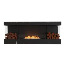 EcoSmart Fire Flex Bay 3-Sided Ethanol Firebox With Decorative Box -Dimplex Officials ecosmart fire ecosmart fire flex bay 3 sided ethanol firebox with decorative box 68 wide both sides 13741991624798