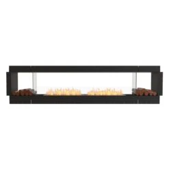 EcoSmart Fire Flex Double Sided Ethanol Firebox With Decorative Box -Dimplex Officials ecosmart fire ecosmart fire flex double sided ethanol firebox with decorative box 122 wide both sides 28353955201118