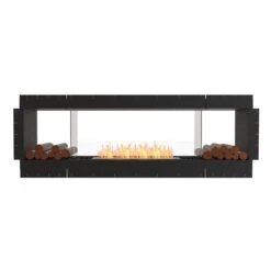EcoSmart Fire Flex Double Sided Ethanol Firebox With Decorative Box -Dimplex Officials ecosmart fire ecosmart fire flex double sided ethanol firebox with decorative box 86 wide both sides 28351784845406