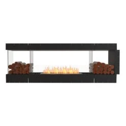 EcoSmart Fire Flex Ethanol Firebox With One Closed Side And Decorative Box -Dimplex Officials ecosmart fire ecosmart fire flex ethanol firebox with one closed side and decorative box 88 wide both sides 13745156391006