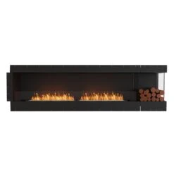 EcoSmart Fire Flex Ethanol Firebox With One Open Side And Decorative Box -Dimplex Officials ecosmart fire ecosmart fire flex ethanol firebox with one open side and decorative box 88 wide right side right corner 28354008809566