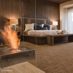 EcoSmart Fire Ghost 43-Inch Tall Free Standing Ethanol Fireplace (ESF.D.GST) -Dimplex Officials ecosmart fire ecosmart fire ghost 43 tall free standing ethanol fireplace esf d gst 28351680610398