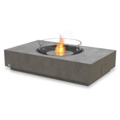 EcoSmart Fire Martini 50-Inch Rectangular Fire Pit Table -Dimplex Officials ecosmart fire ecosmart fire martini 50 rectangular concrete fire pit table 28351640600670
