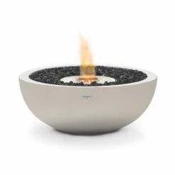 EcoSmart Fire Mix Round Concrete Ethanol Fire Bowl -Dimplex Officials ecosmart fire ecosmart fire mix round concrete ethanol fire bowl bone 24 round 13767666532446