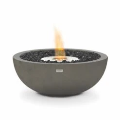 EcoSmart Fire Mix Round Concrete Ethanol Fire Bowl