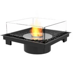 EcoSmart Fire Square 22 Indoor/Outdoor Fire Pit Kit -Dimplex Officials ecosmart fire ecosmart fire square 22 indoor outdoor fire pit kit with triple fuel advantage ethanol burner indoor 14531212378206