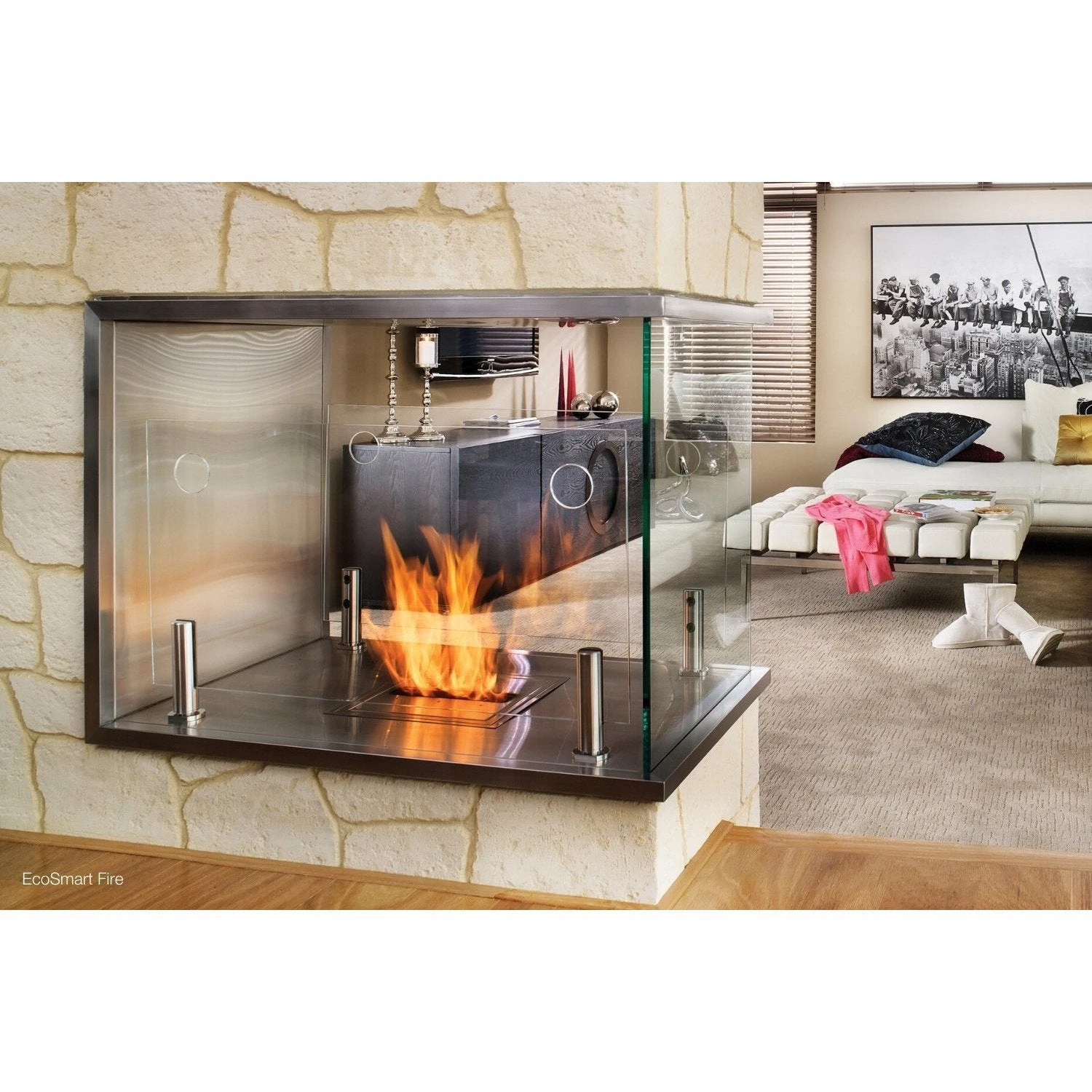 EcoSmart Fire Twin Feet Fixings (ESF.1.A.TFF) 2 EcoSmart Fire Twin Feet Fixings (ESF.1.A.TFF) - Image 2