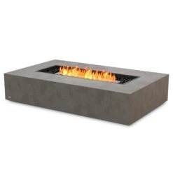 EcoSmart Fire Wharf 65-Inch Rectangular Fire Pit Table