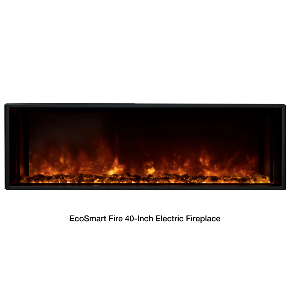 EcoSmart Fire Linear Built-In Electric Fireplace - Sizes: 40" - 120" 2 EcoSmart Fire Linear Built-In Electric Fireplace - Sizes: 40" - 120" - Image 2
