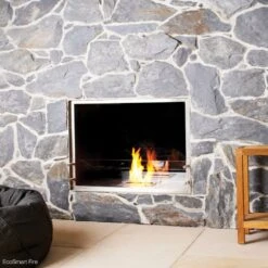 EcoSmart Fire Flex Double Sided Ethanol Firebox -Dimplex Officials ecosmart fire flex double sided ethanol firebox 29708911542366
