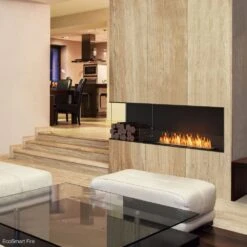 EcoSmart Fire Flex Ethanol Firebox With One Open Side And Decorative Box -Dimplex Officials ecosmart fire flex ethanol firebox with one open side and decorative box 29711841099870