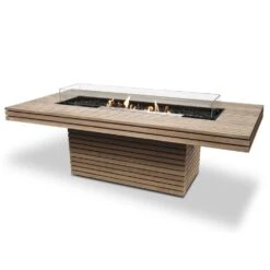 EcoSmart Fire Gin 90 Dining Height Rectangular Fire Pit Table -Dimplex Officials ecosmart fire gin 90 dining height rectangular fire pit table 29706788143198