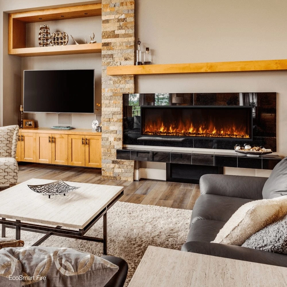 EcoSmart Fire Linear Built-In Electric Fireplace - Sizes: 40" - 120" 14 EcoSmart Fire Linear Built-In Electric Fireplace - Sizes: 40" - 120" - Image 14