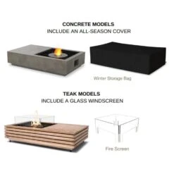 EcoSmart Fire Manhattan 50 Compact Rectangular Fire Pit Table 27 EcoSmart Fire Manhattan 50 Compact Rectangular Fire Pit Table -Dimplex Officials ecosmart fire manhattan 50 compact rectangular fire pit table 29707676287070