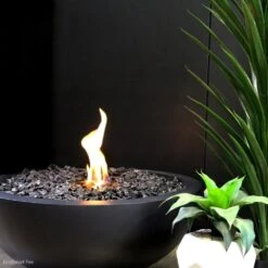 EcoSmart Fire Mix Round Concrete Ethanol Fire Bowl -Dimplex Officials ecosmart fire mix round concrete ethanol fire bowl 28758708486238
