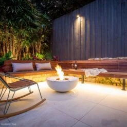 EcoSmart Fire Mix Round Concrete Ethanol Fire Bowl -Dimplex Officials ecosmart fire mix round concrete ethanol fire bowl 28758708519006