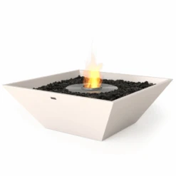 EcoSmart Fire Nova 600 24-Inch Square Concrete Ethanol Fire Bowl -Dimplex Officials ecosmart fire nova 600 round concrete bioethanol fire pit 28584051933278