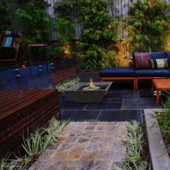 EcoSmart Fire Nova 600 24-Inch Square Concrete Ethanol Fire Bowl -Dimplex Officials ecosmart fire nova 600 round concrete bioethanol fire pit 28584063369310