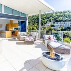 EcoSmart Fire Pod 30-Inch Round Concrete Fire Pit Bowl 13 EcoSmart Fire Pod 30-Inch Round Concrete Fire Pit Bowl -Dimplex Officials ecosmart fire pod 30 inch round concrete fire pit bowl 28758665560158