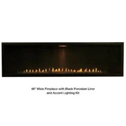 Empire Boulevard 36-Inch/48-Inch Linear Vent-Free Gas Fireplace -Dimplex Officials empire boulevard 36 inch 48 inch linear vent free gas fireplace 28770365866078