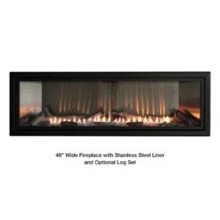 Empire Boulevard 36-Inch/48-Inch Linear Vent-Free Gas Fireplace -Dimplex Officials empire boulevard 36 inch 48 inch linear vent free gas fireplace 28770365931614
