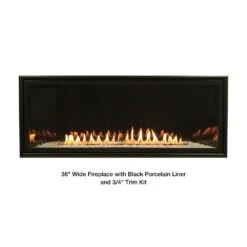 Empire Boulevard 36-Inch/48-Inch Linear Vent-Free Gas Fireplace -Dimplex Officials empire boulevard 36 inch 48 inch linear vent free gas fireplace 28770365997150