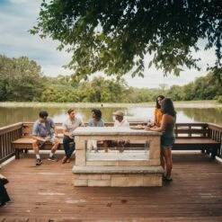 Empire Carol Rose See-Thru Vent-Free Outdoor Linear Gas Fireplace -Dimplex Officials empire empire carol rose see thru vent free outdoor linear gas fireplace 14512324345950